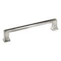 6-5/16" Center To Center, 7-3/32" Long Brushed Nickel Cabinet Pull