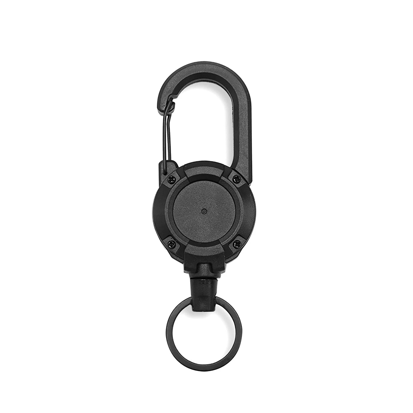 Retractable Key Tool Reel Holder Heavy Duty Split Ring Backpack Buckle