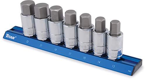 Titan Hex Bit Socket Set by Titan