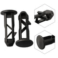 67mm X 31mm Black Plastic For Wheelie Bin Lid Hinge | Built Supply Co