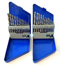 2 EASYPOWER 13pc LEFT HAND DRILL BIT SETS HIGH SPEED STEEL HSS 1/16"-1/4" #80988