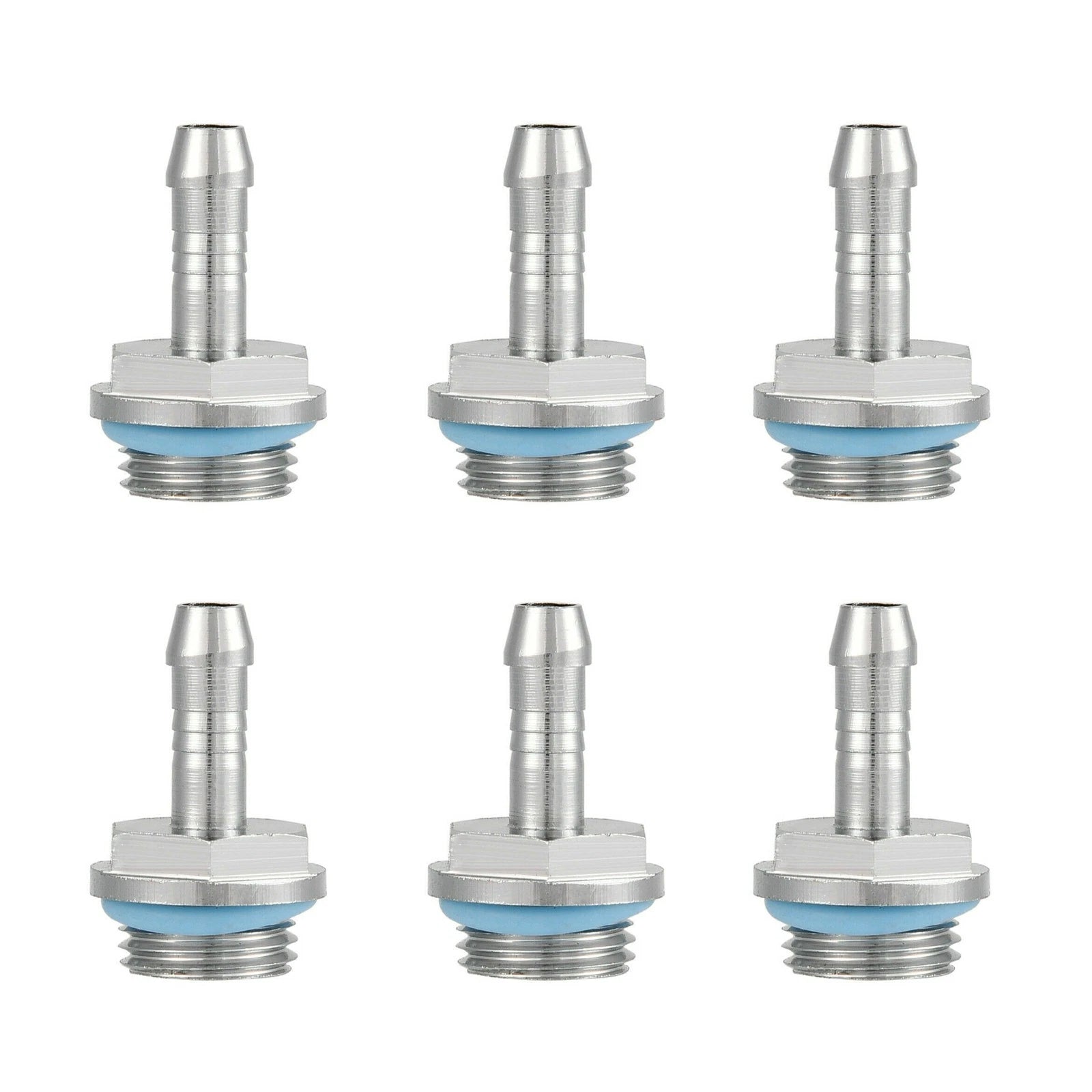 Tube Tow-touch Fitting Barb Connector 9mm G1/4 Thread For Pc Water