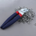 Bent Hog Ring Plier W/ 3/4" Hog Ring Galvanized Steel Hog Rings Max