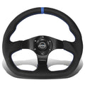 NRG Innovation 320mm Flat Bottom Leather Handle Steering Wheel