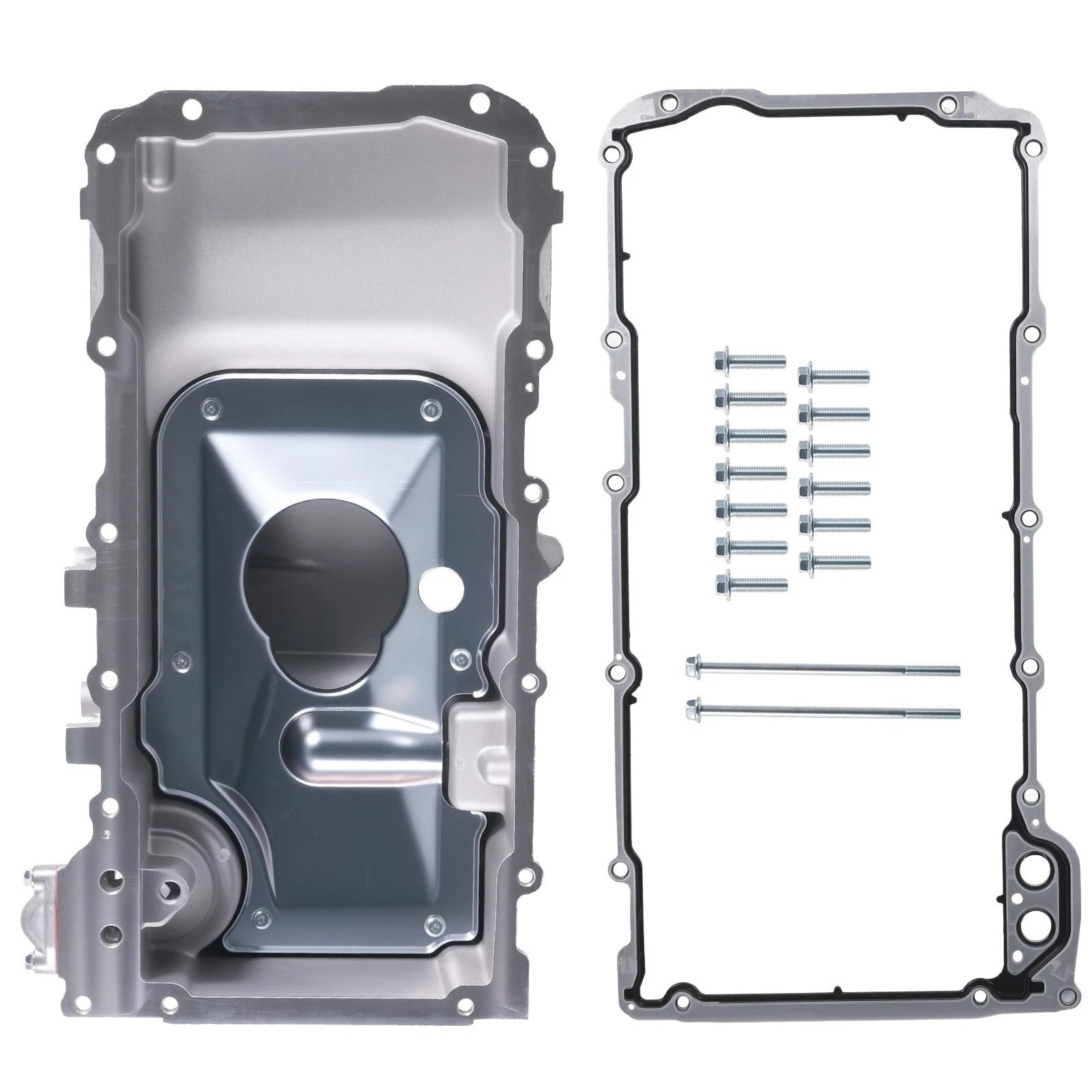 Aluminum Oil Pan for Pontiac G8 V8 6.2L 2009 12640748 12624619 w/ Hardware