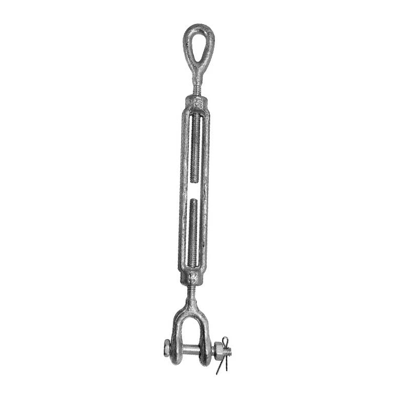 1/4x4" Wll 500 Lbs Turnbuckle Jaw Eye Pulley Galvanized Drop Forge