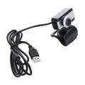 480p Webcam Usb 2.0 Web Camera Built-in Microphone For Windows Pc