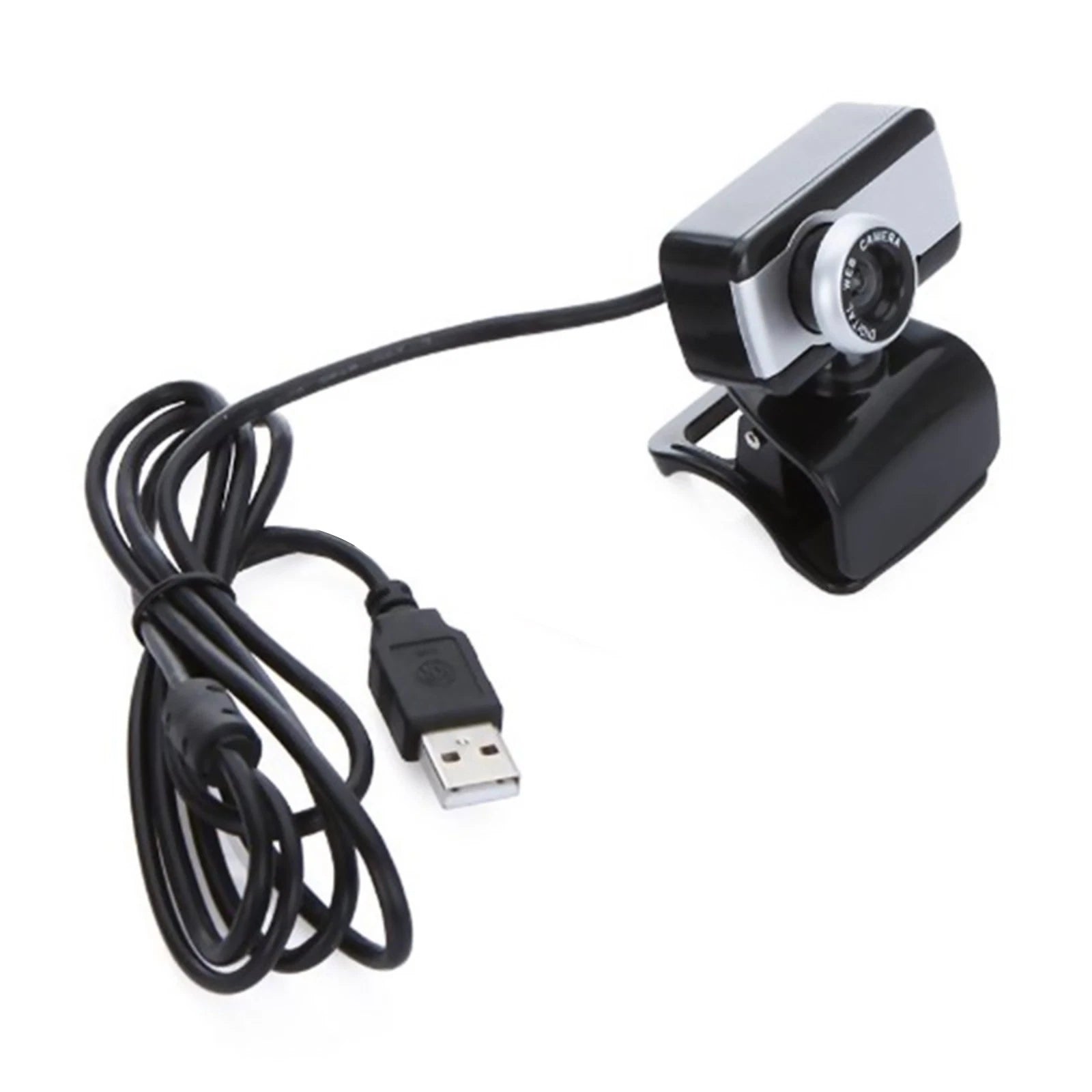 480p Webcam Usb 2.0 Web Camera Built-in Microphone For Windows Pc