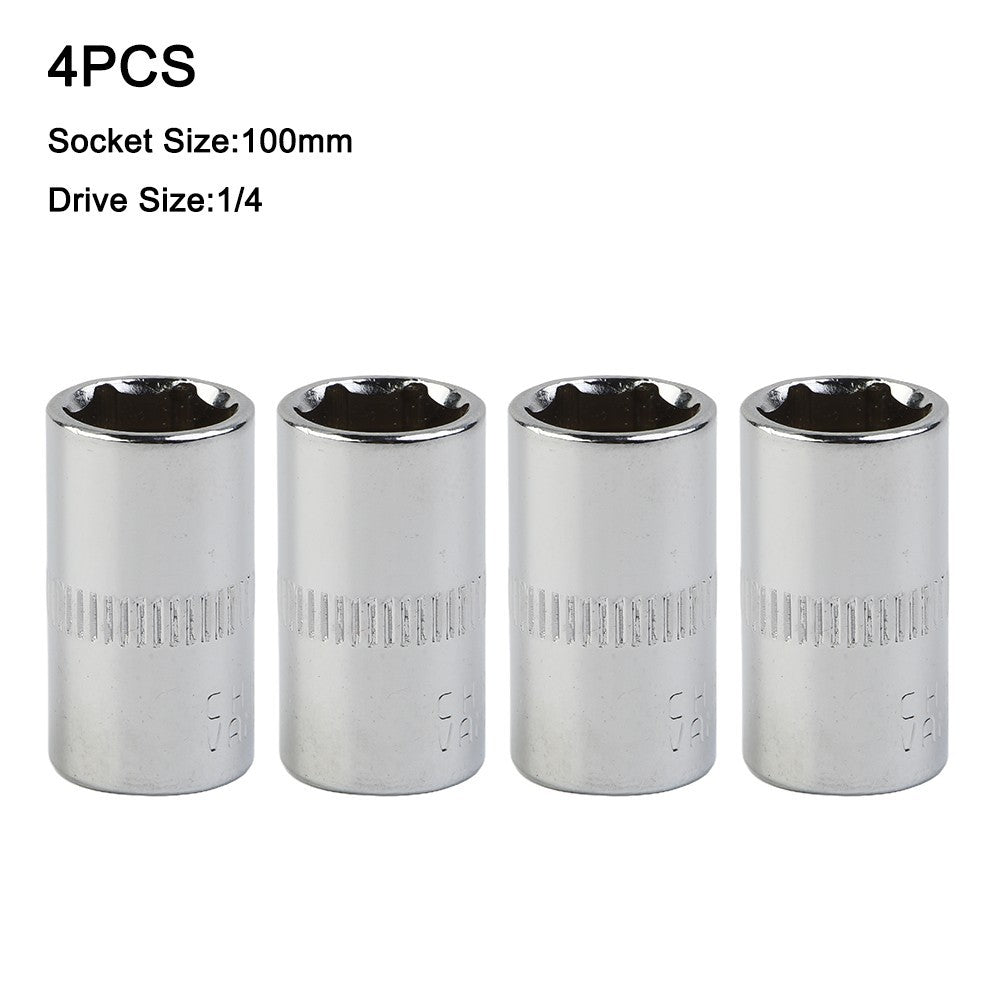 Socket Tools 1/4" Head 6 Point Socket Set Adapter