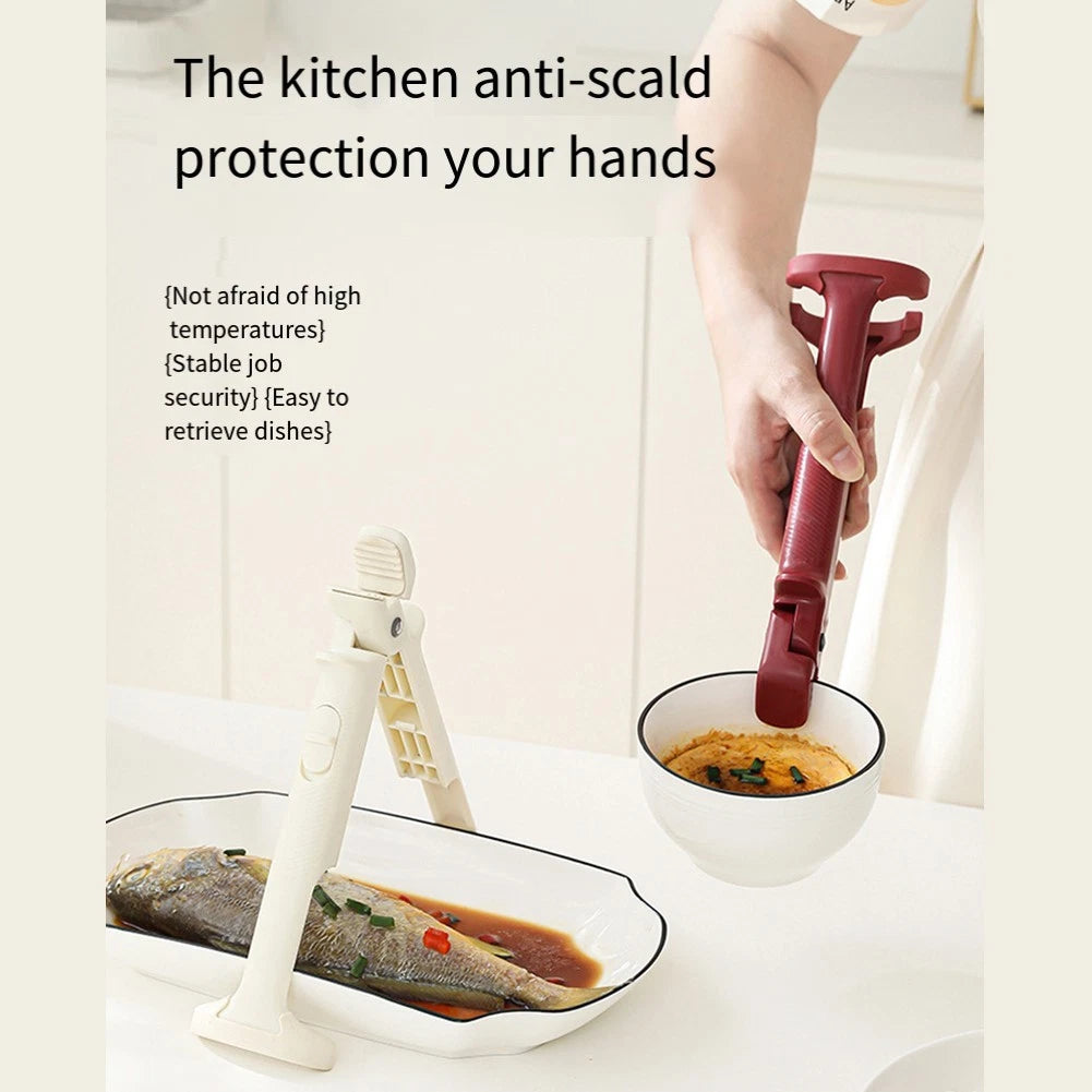 Heat Resistant Tool For Safely For Picking Up Kitchen Bowls And Plates