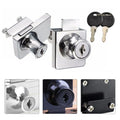No Drilling Required! Easy To Install Double Door Lock For Display