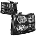 Fit 2007-2014 Chevy Silverado Pair Black Housing | Built Supply Co