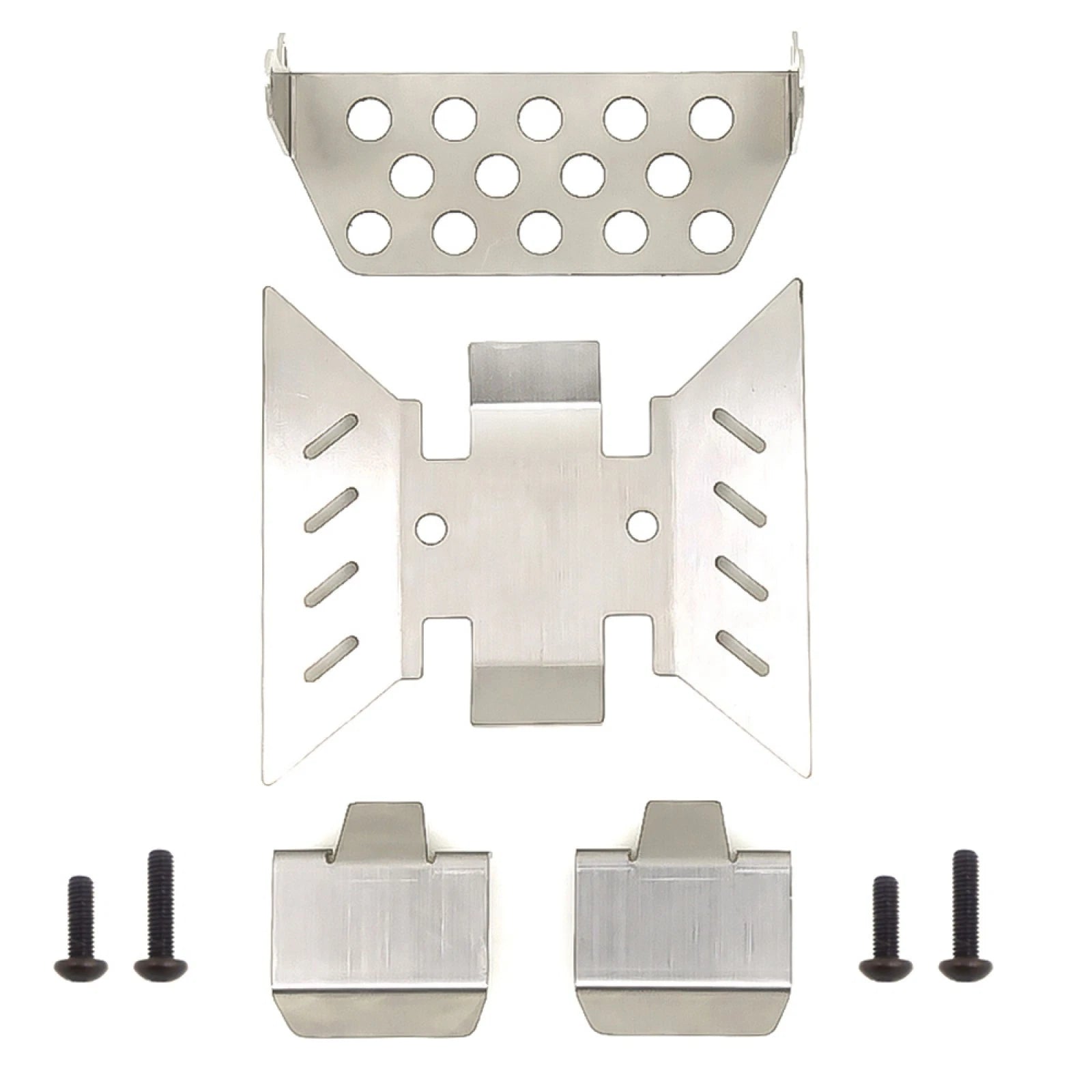 1/10 Rc Car Steel Chassis Guard Plate For Axial Scx10 Iii Crawler Diy