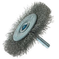 5 Pack - 3" Crimped Stainless Steel Wire Wheel Brush with 1/4" Shank