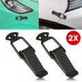 2x Carbon Fiber Bumper Security Hook Lock Clips by Unbranded