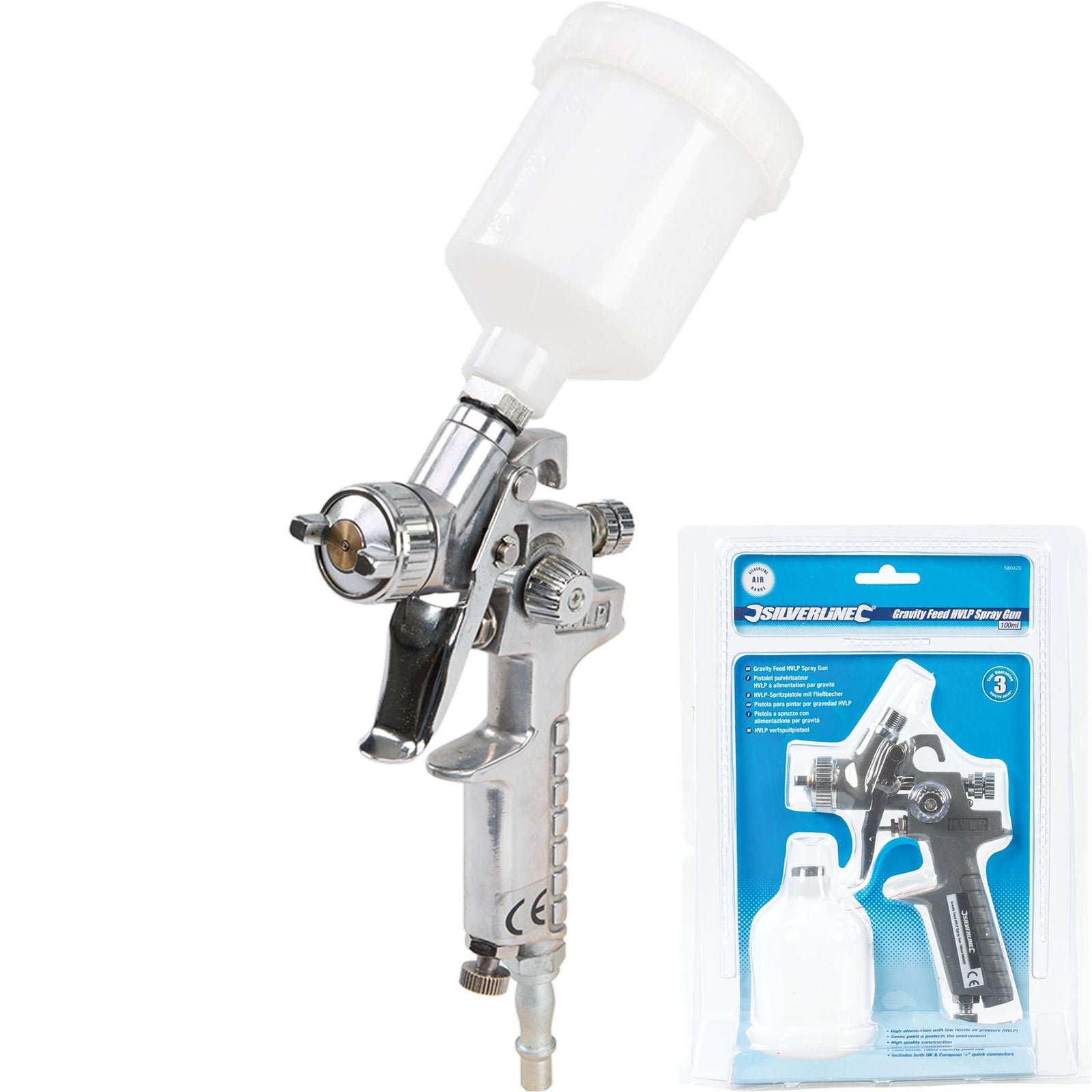 Bluespot Hvlp Gravity Feed Air Paint Spray Gun | Built Supply Co