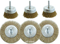 3pc Rotary Wire Wheel Brush Set