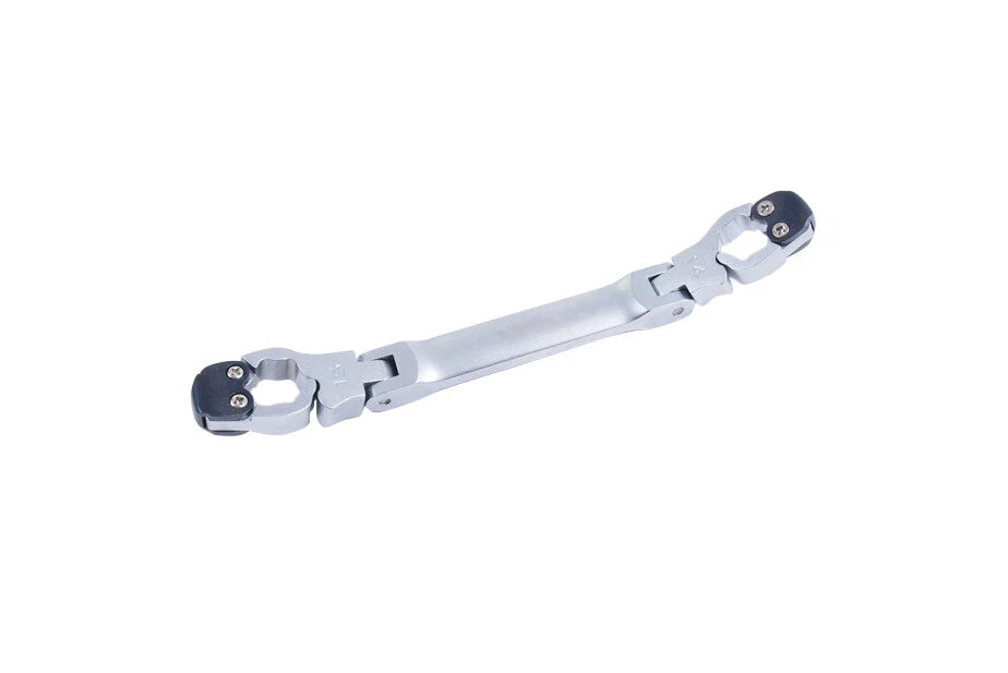 Dual Flex Ratchet Action Flare Nut Brake Pipe Spanner Wrench Imperial