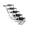47.3"x23.2" 150 Lbs Load ‎Foldable Lightweight Black Non-slip 5 Steps