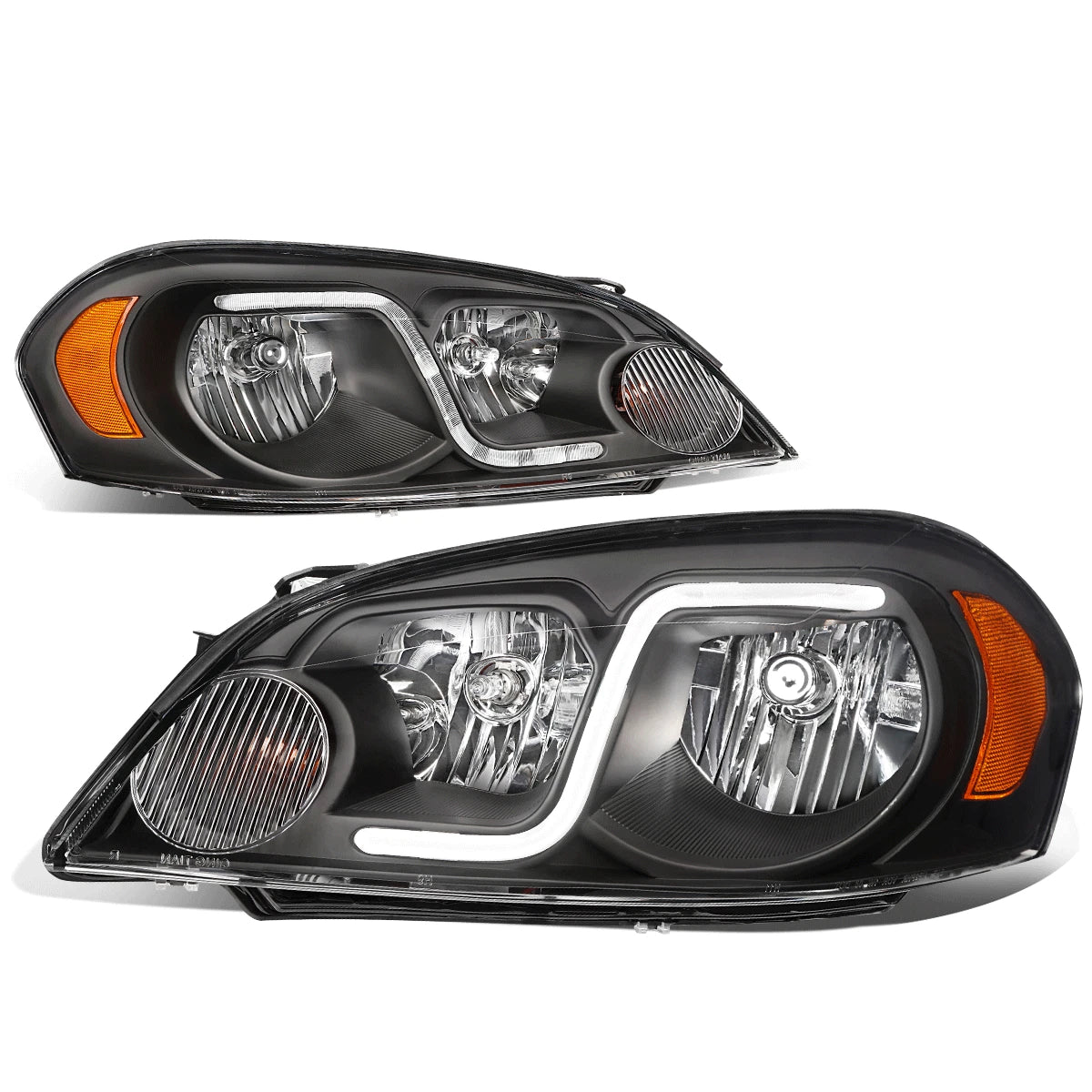 [Led Drl] Fit 2006-2016 Chevy Impala (Limited)black | Built Supply Co