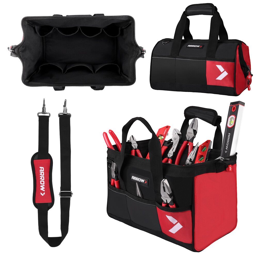 Arrow 14" Heavy Duty Tool Bag with 11 Pockets