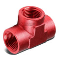 Female 1/8" Npt Pipe Piping Red Anodized Finish | Built Supply Co