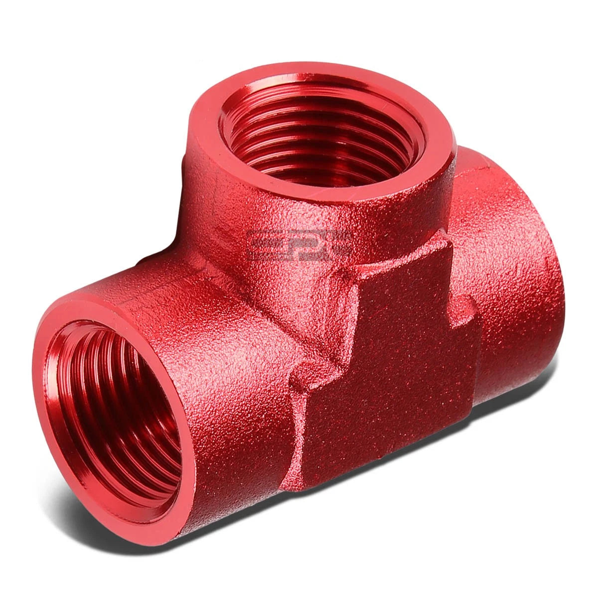 Female 1/8" Npt Pipe Piping Red Anodized Finish | Built Supply Co