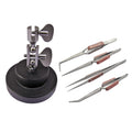3rd Hand Base With Tweezers Jewelry Soldering Fiber Grip Cross