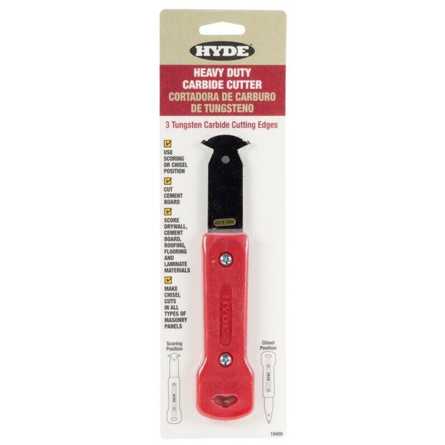 Hyde Heavy Duty 3 Blade Carbide Cutter For | Built Supply Co
