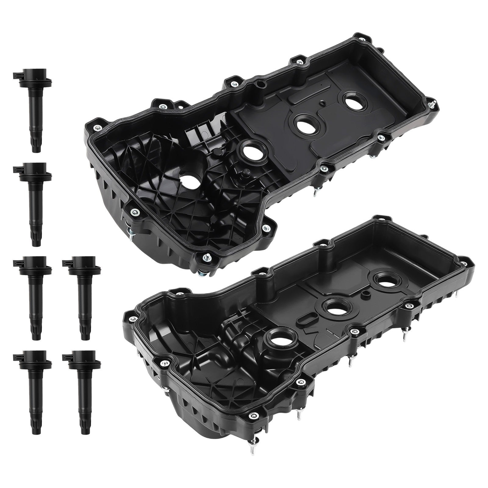 Valve Cover Ignition Set for 11-19 Ford Taurus Explorer 3.5L V6 DOHC