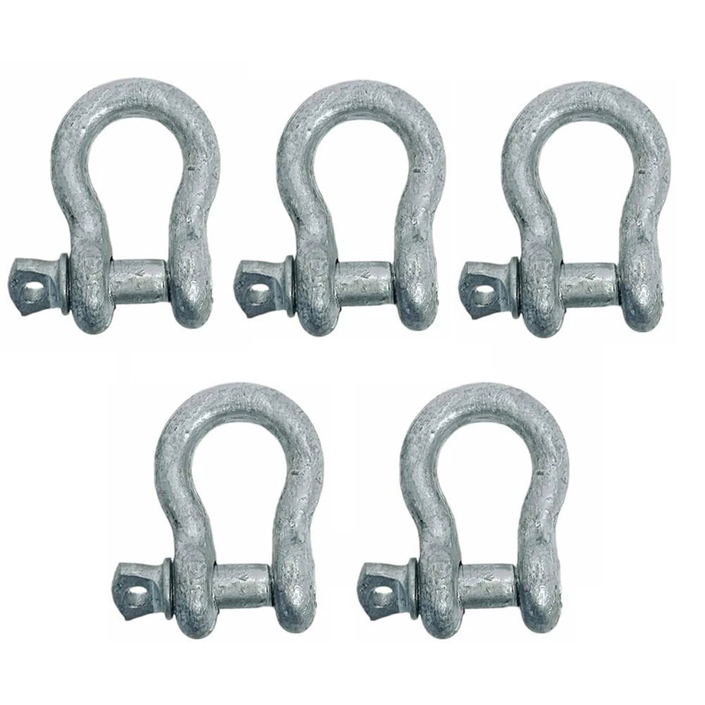 Drop Forged 1500 Lbs D Ring 5/16" Screw Pin Anchor Shackle Galvanized