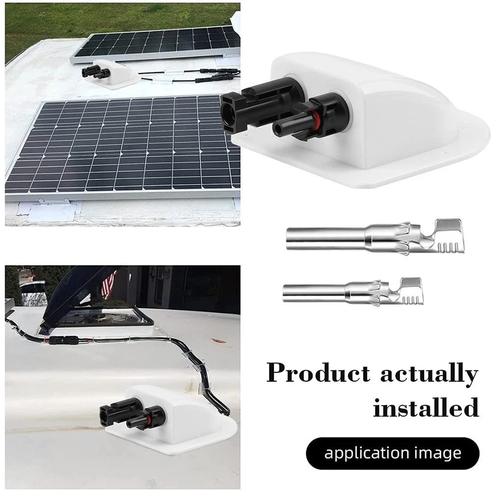 Solar Connect Box Boats For 2–6 Mm² Cables For Caravans Holiday Homes