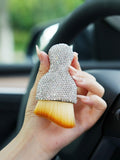Car Air Conditioner Cleaner Brush Outlet Cleaning Brush Tool White