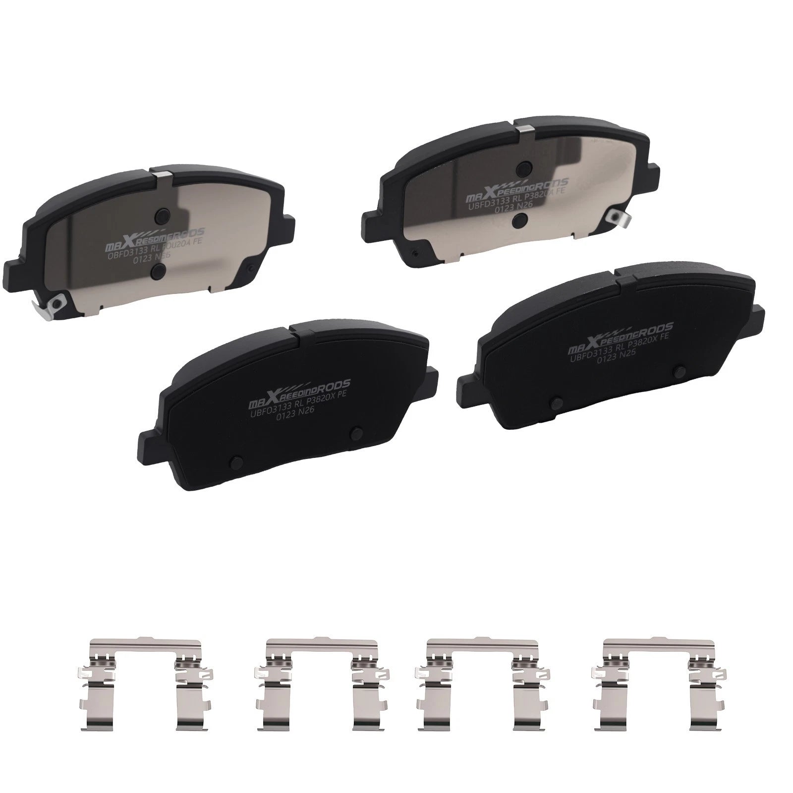 Front L&amp;R Brake Pads Kit for Hyundai Palisade Kia Telluride 2020-2025 D2215