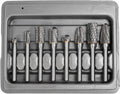 1/4" Shank Double Cut Tungsten Carbide Rotary Burr Drill Bits