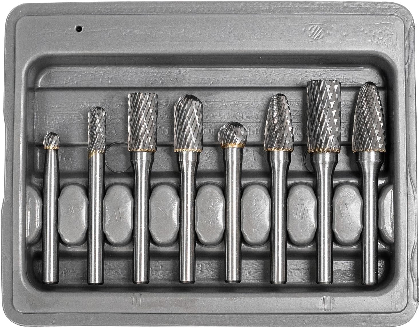 1/4" Shank Double Cut Tungsten Carbide Rotary Burr Drill Bits