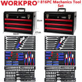 WORKPRO 816PCS Mechanics Tool Set Professional Hand Tool Kit