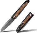 Flissa 7.87inch Pocket Folding Knife D2 Steel Blade Aluminum Alloy