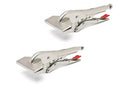 8" Locking Sheet Metal Tool Flat Jaw Flat Nose Duck Bill Clamps