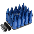 M12x1.5 83mm Tall 23mm Od Blue Aluminum Jdm Lug | Built Supply Co