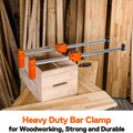 Jorgensen 2pc 30" Bar Clamp Set 90° Parallel Clamp