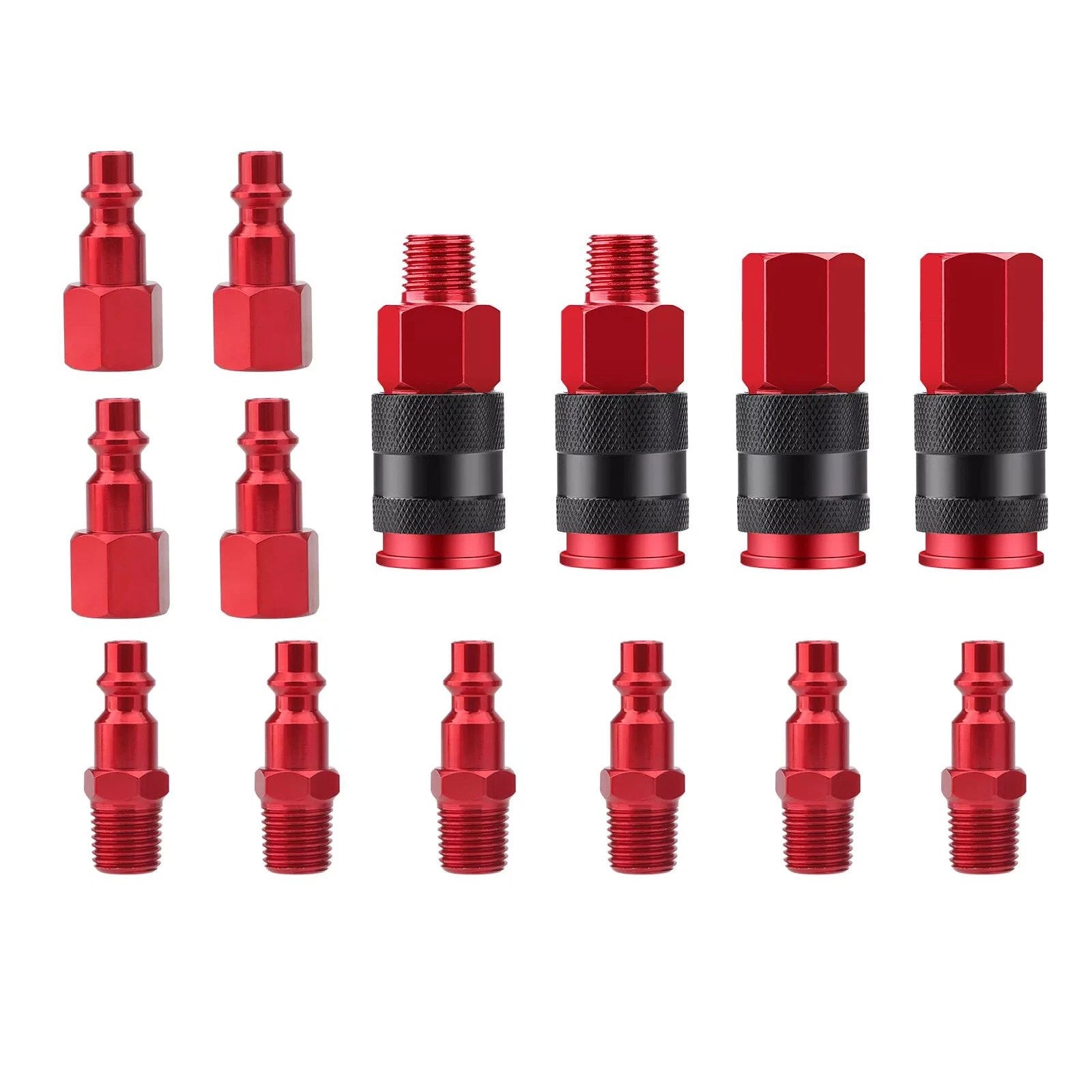 Air Hose Fittings 1/4 Inch Npt Thread Quick Connect Air Coupler And