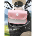 12l Waterproof Bike Handlebar Bag Made With Leather For E-bike