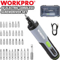 WORKPRO 4V Electric Screwdriver Set 35 Bits Extension Rod by WORKPRO