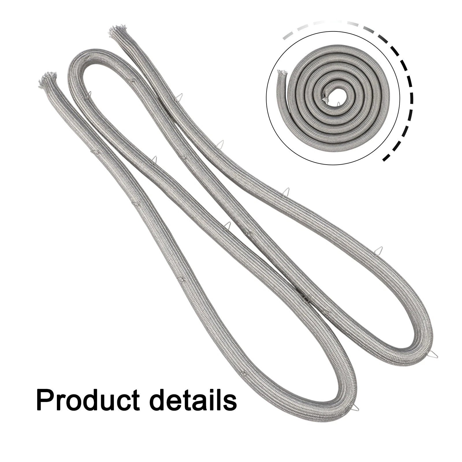 Oven Door Seal Gasket 77 95 Inches With 19 Clips For Easy Installation