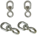 Stainless Steel T316 5/8" Chain Swivel Fed Spec Drop Forged 6,000 Lbs