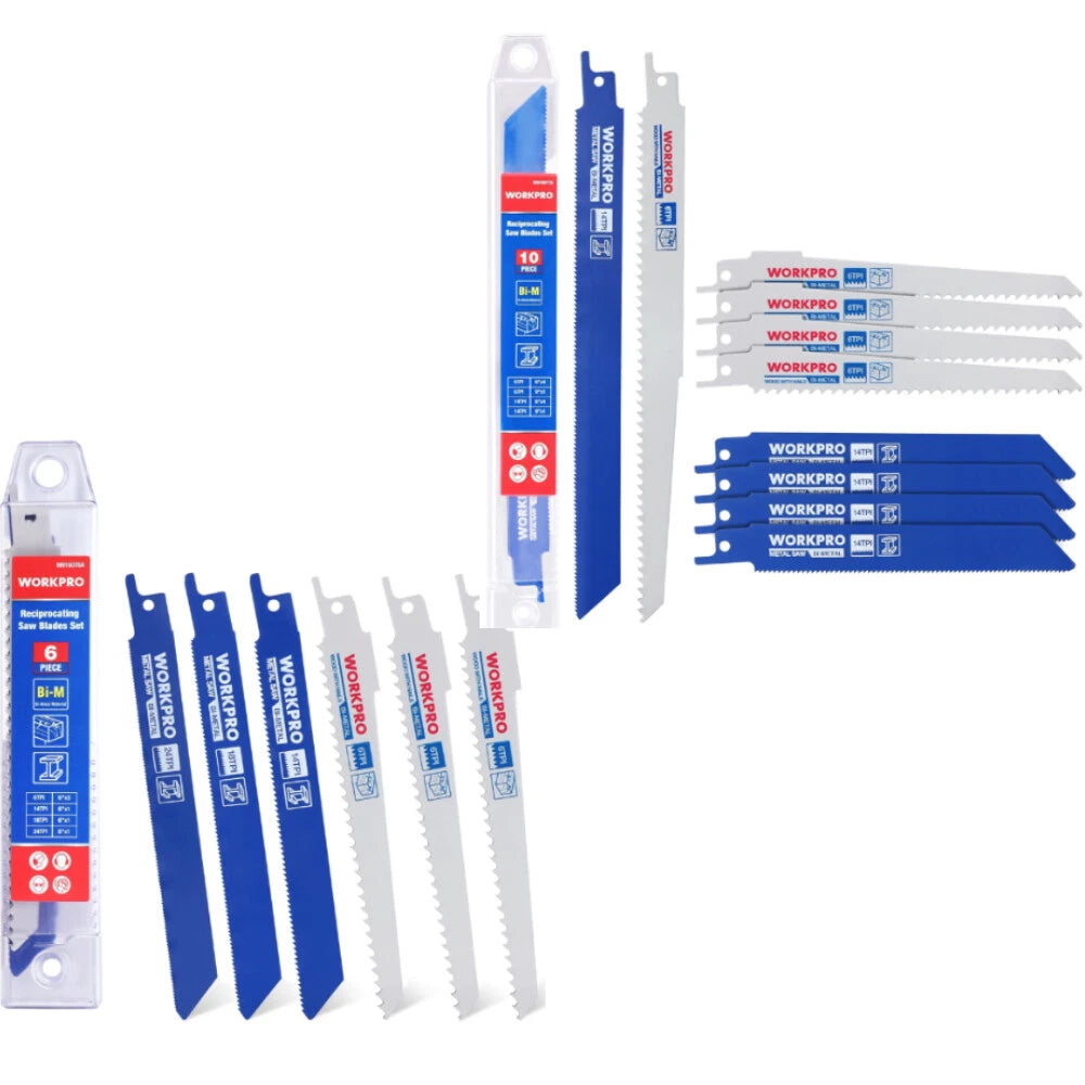 Workpro / Reciprocating Saw Blade Set Bim Saw Blade | Built Supply Co