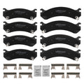 Listing8x Front Rear Brake Ceramic Pads for GMC Sierra 3500 HD