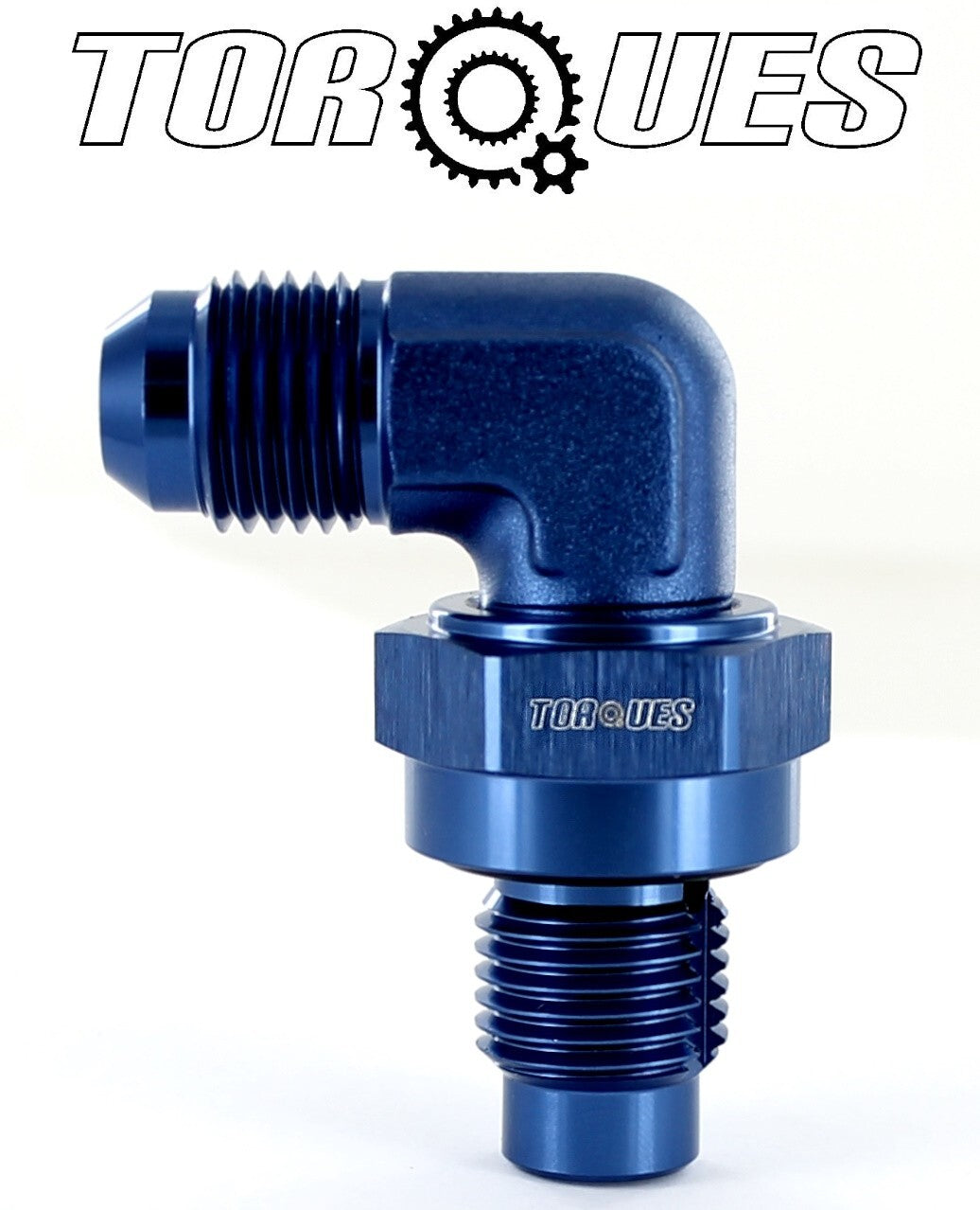 An-6 (6an) to 9/16" Unf (orb-6) 90 Degree Swivel Rollover Vertical