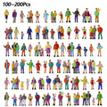 Figure Model People 100/ Building Layout Decoration Deocr Miniature